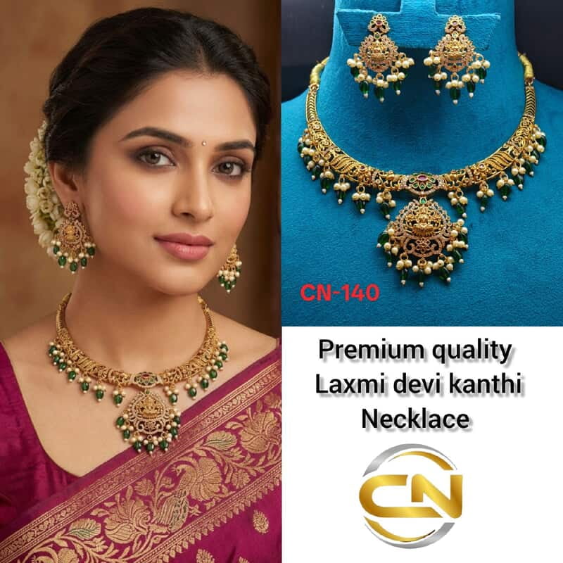 beautiful laxmi devi kanthi necklace