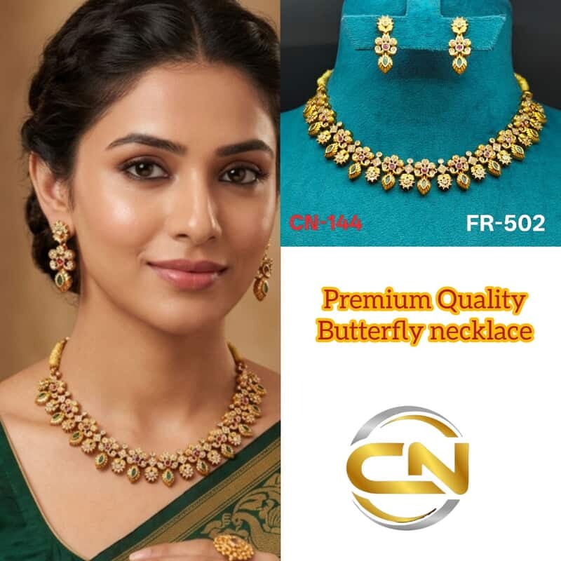 premium quality butterfly necklace