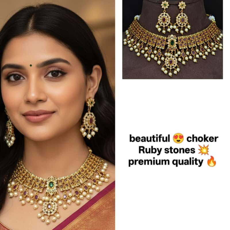 Ruby stones choker ?