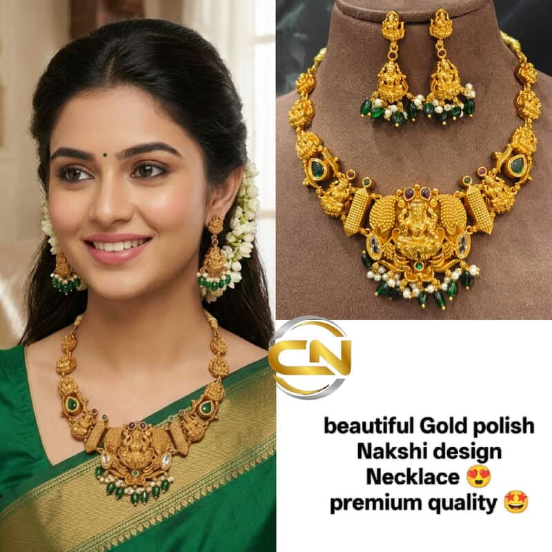 Nakshi gold polish Necklace ?