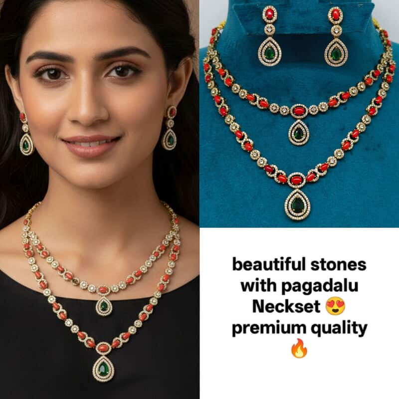 Pagdalu with stones necklace
