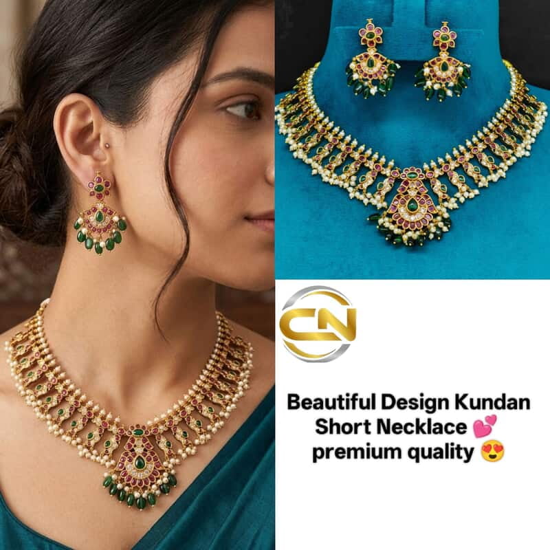 Kundan Short Necklace ?