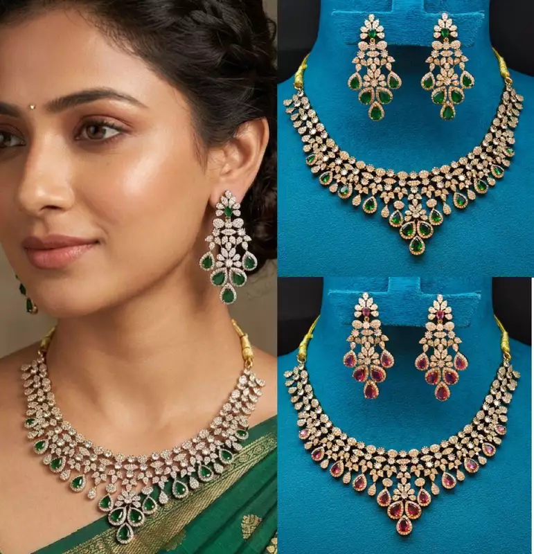 Beautiful Mehandi Finishing Necklace ?