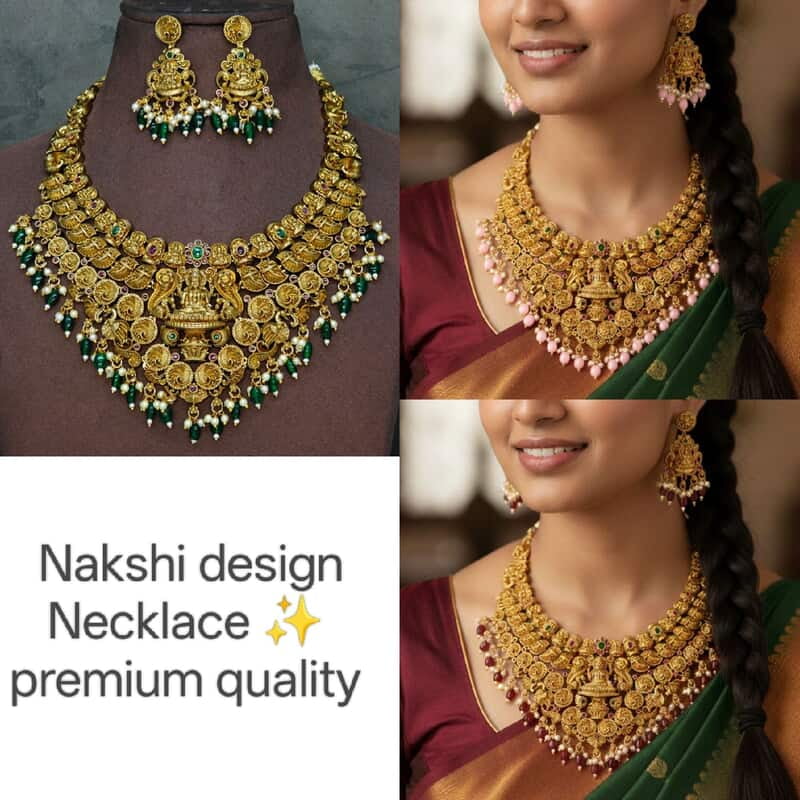 Nakshi design necklace ✨
