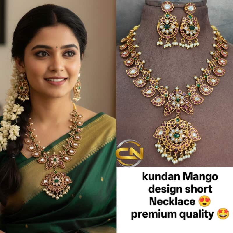 kundan Mango design necklace ?