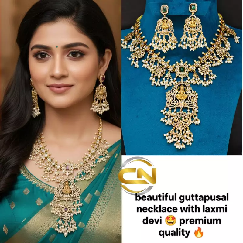 beautiful guttapusal short necklace ?