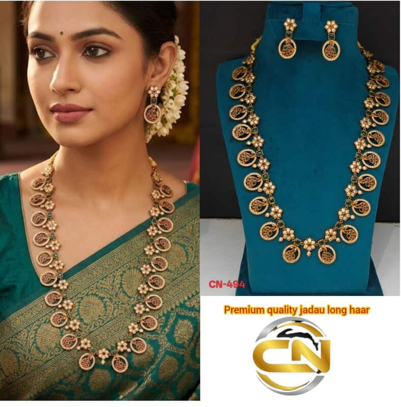 premium quality jadau long haar