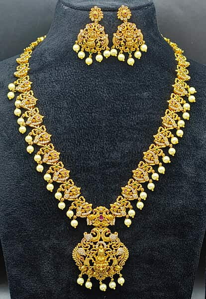 Beautiful long haram jewellery
