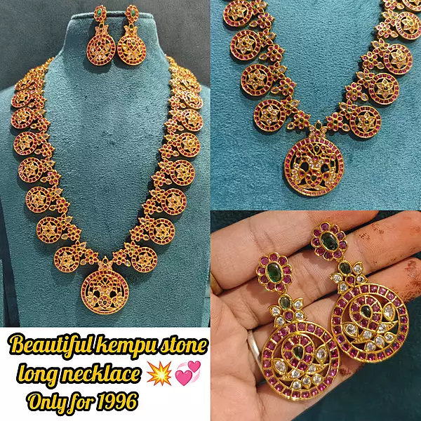 Beautiful long necklace jewellery