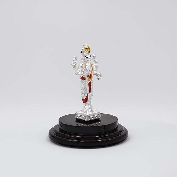 999 Pure Silver Standing Murugan Statue: Divine Blessing for Pooja, Gifting, and Vehicle Protection