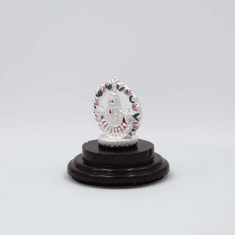 92.50 Pure Silver BALAJI Statue for Pooja, Gifting, and Car Dashboard