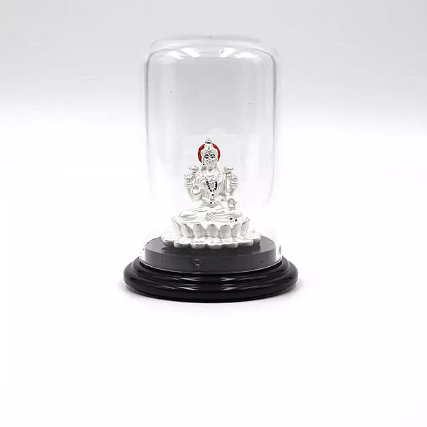 999 Pure Silver Lord Lakshmi Matha Statue: Auspicious Pooja and Gift /Car Dashboard