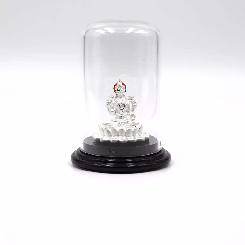 999 Pure Silver Lord Lakshmi Matha Statue: Auspicious Pooja and Gift /Car Dashboard