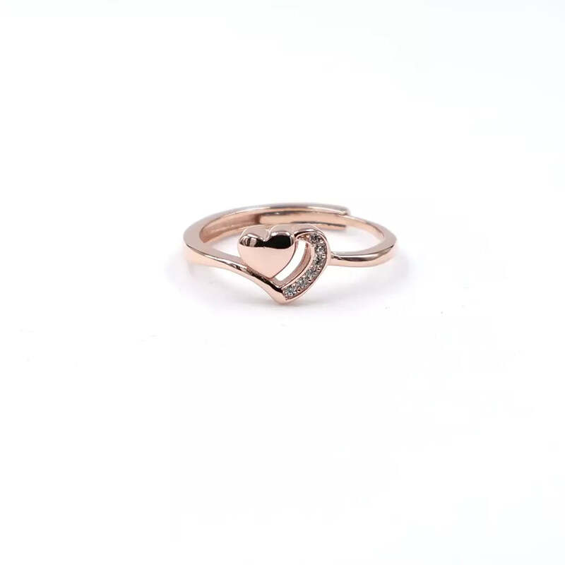 92.50 Silver Lovable Heart Ring Adjustable
