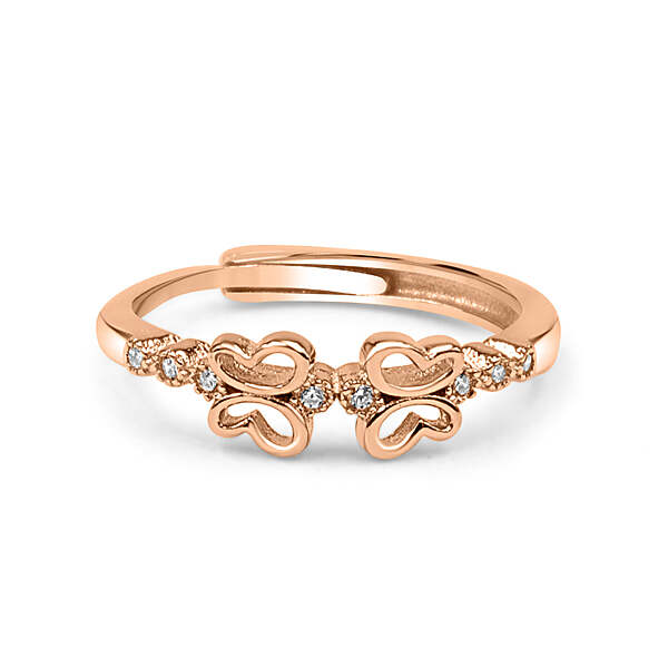 92.50 Silver Butterfly Ring Adjustable