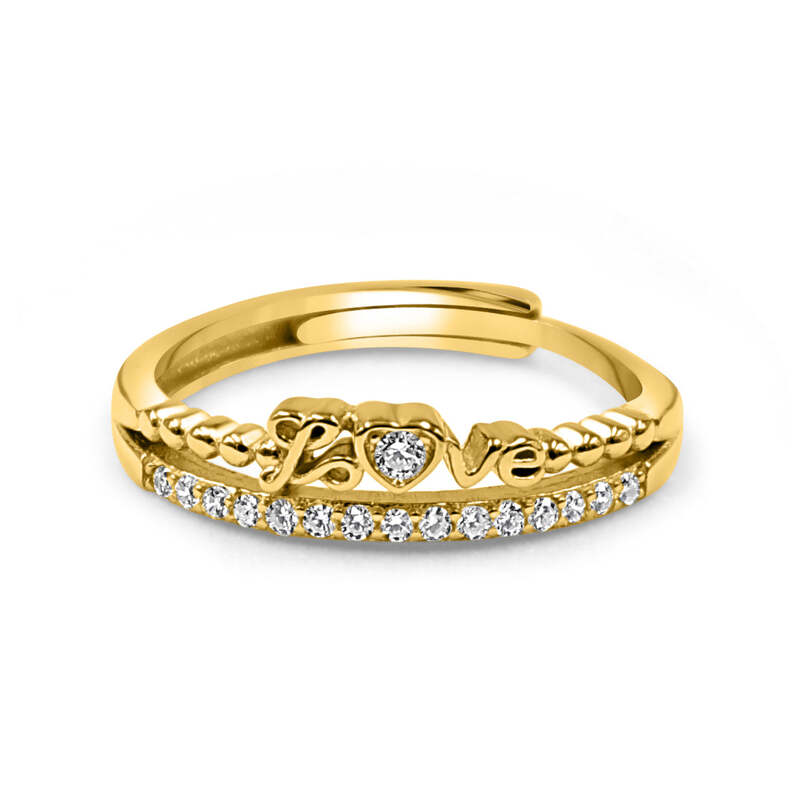 92.50 Silver Love ring