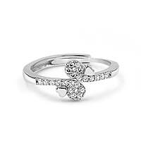 92.50 Silver Rose Gold infinity Ring