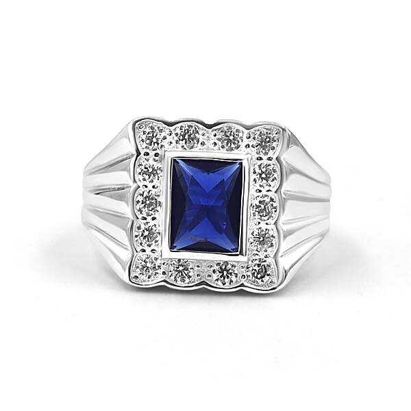 92.50 Blue Dimond Ring for Men