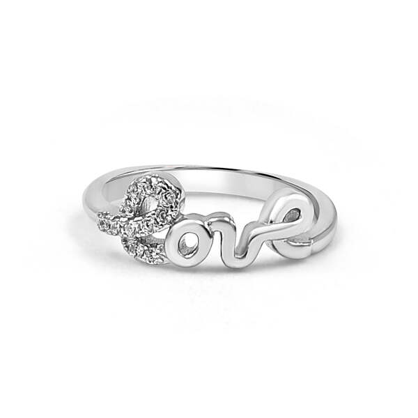 92.50 Diamond Love Ring for women