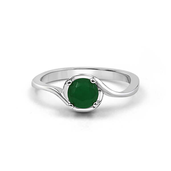 92.50 Green Stone  Ring For Women