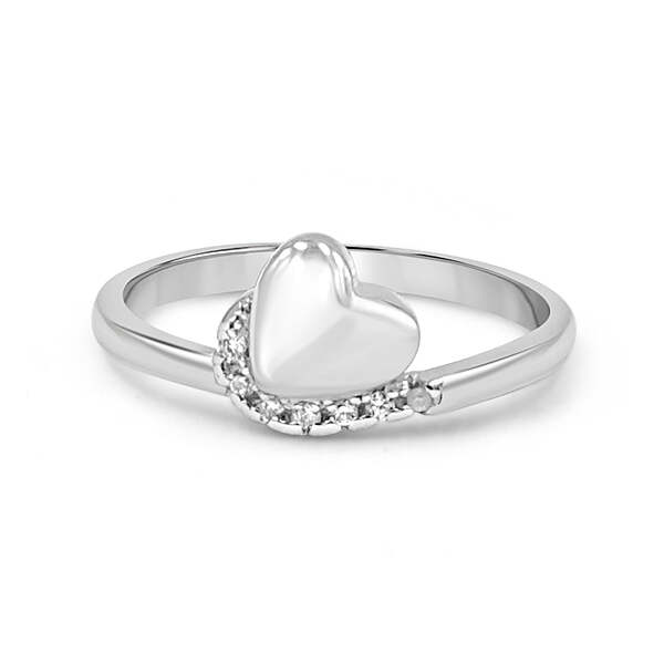 92.50 Heart Diamond  Ring For Women
