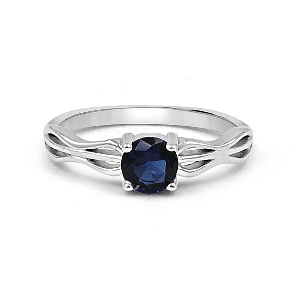 92.50 Blue Dimond Ring For Women