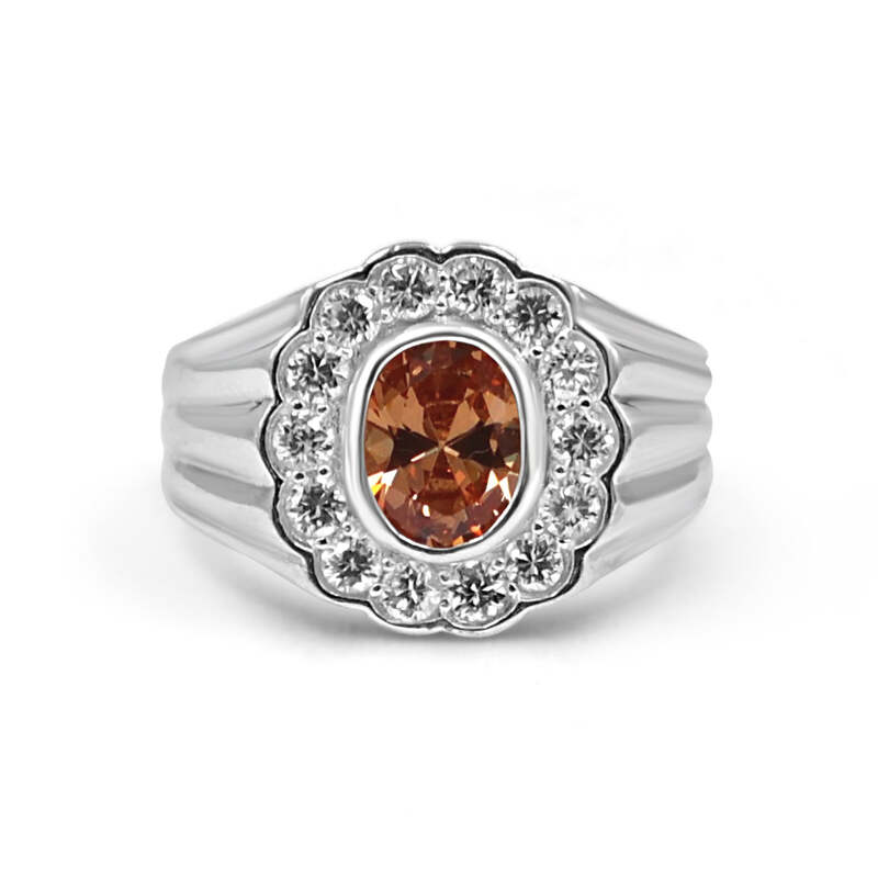 92.50 Yellow Dimond Ring for Men
