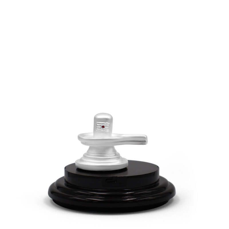 999 Pure Silver Lord Shiva Idol: Divine Symbol of Statue for Pooja, Gift, and Car Dashboard
