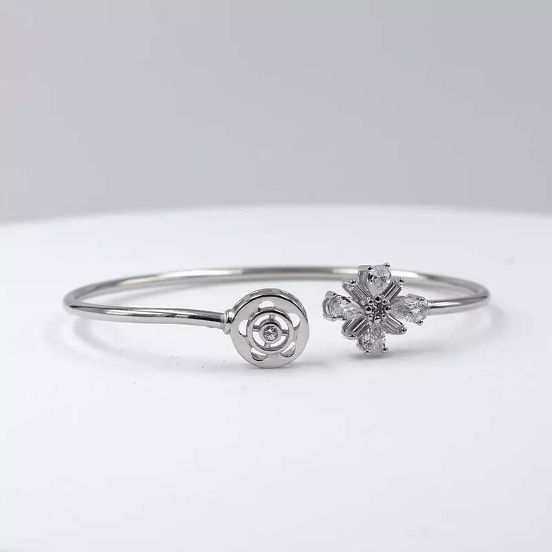 92.50 Silver Bracelet For women Adjustable new fancy