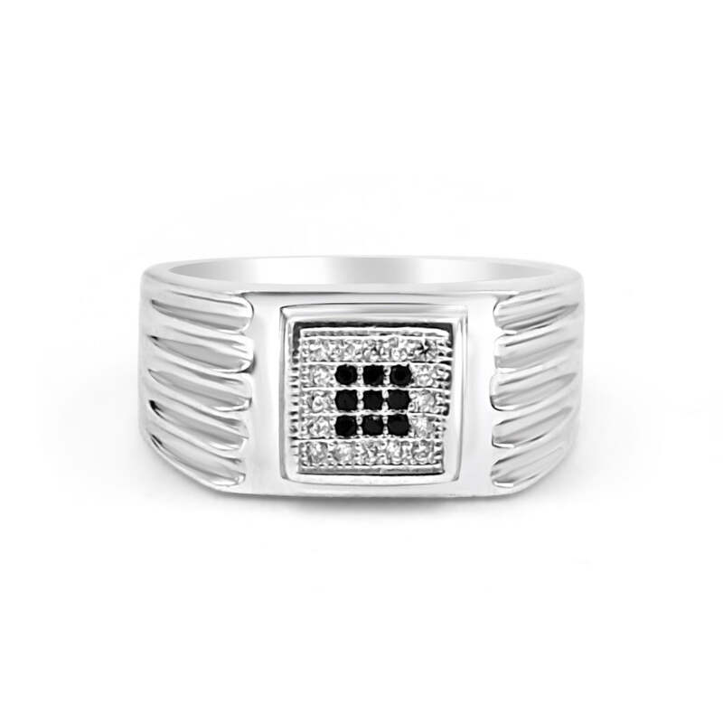 92.50  Dimond Ring for Men blue stone