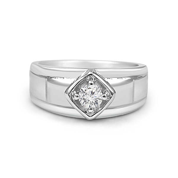 92.50  Dimond Ring for Men Squre