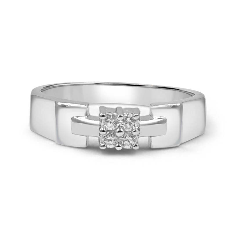 92.50 Dimond Ring for Men Four Dimond