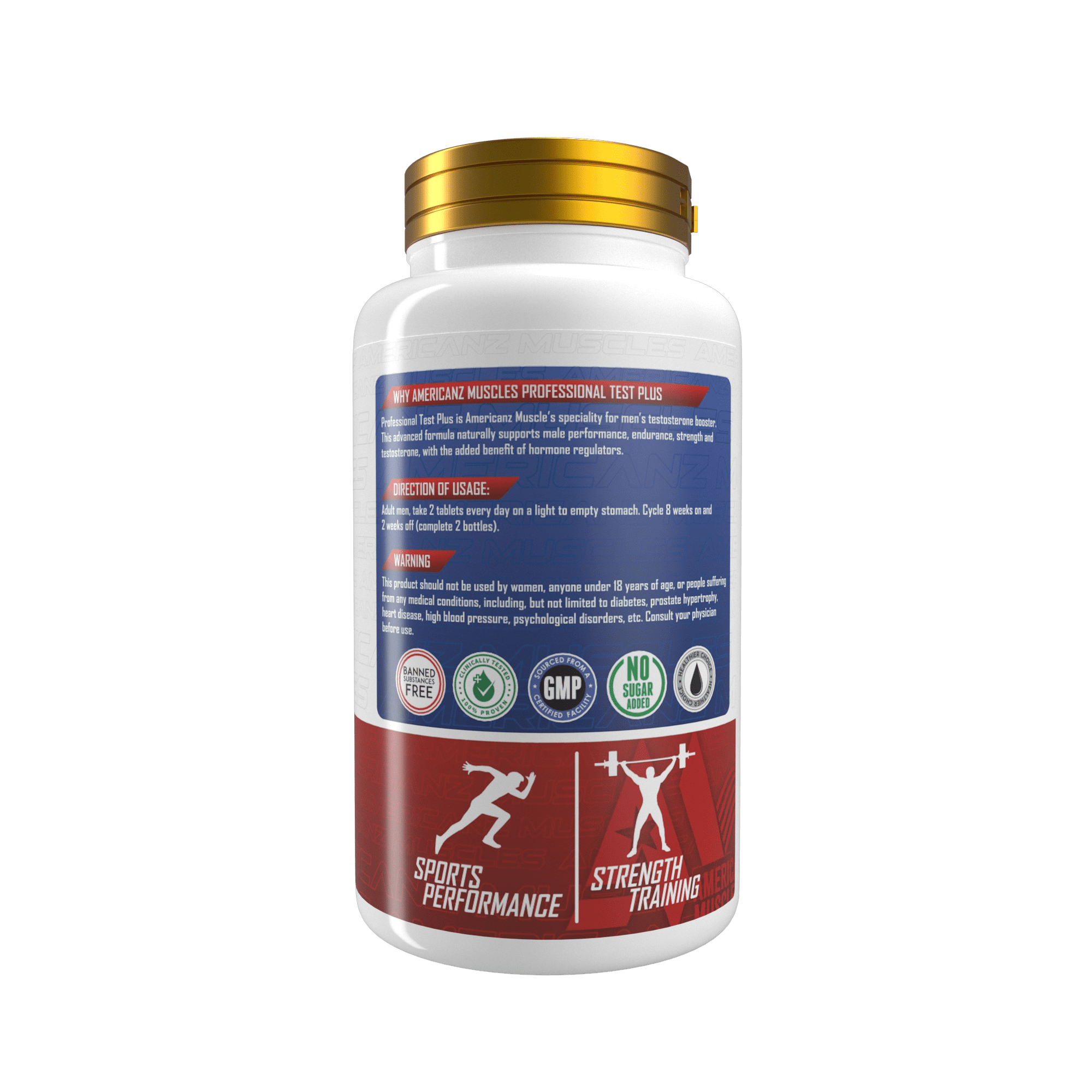 Americanz Muscles Test+ 90 Tablets