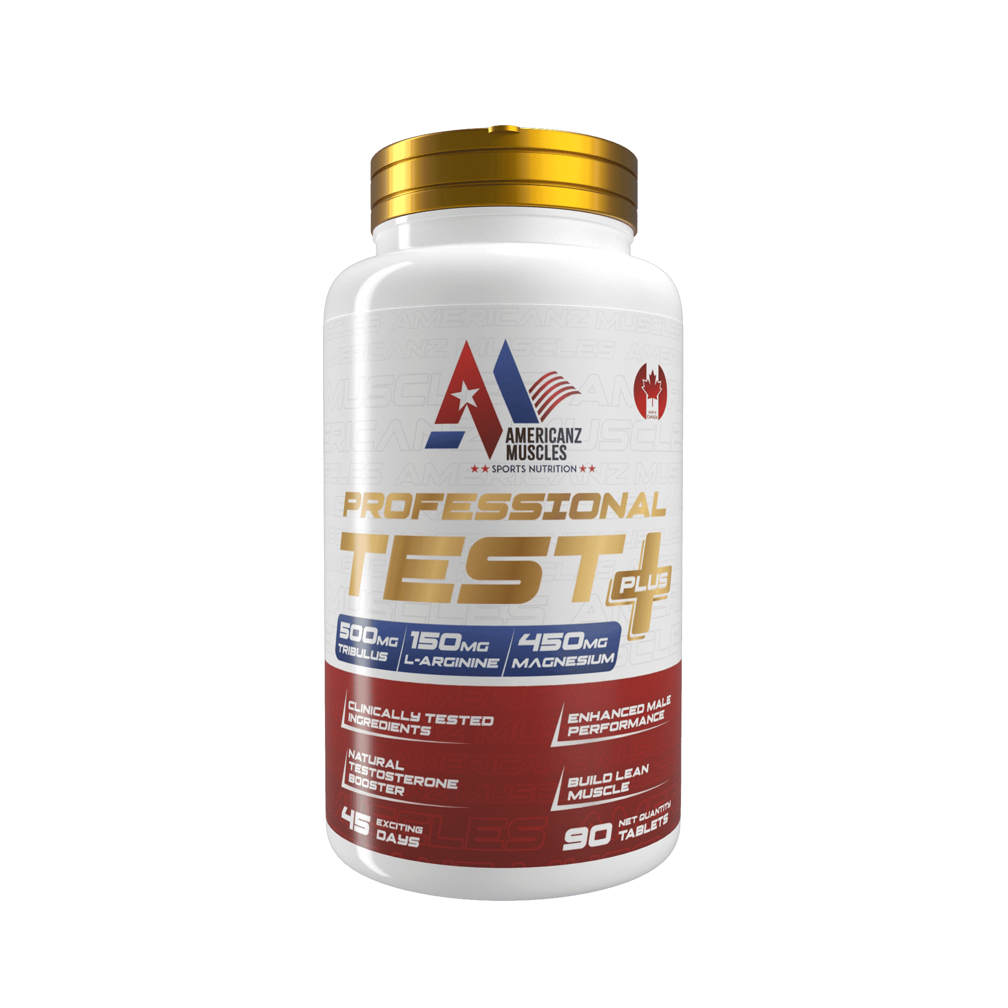 Americanz Muscles Test+ 90 Tablets