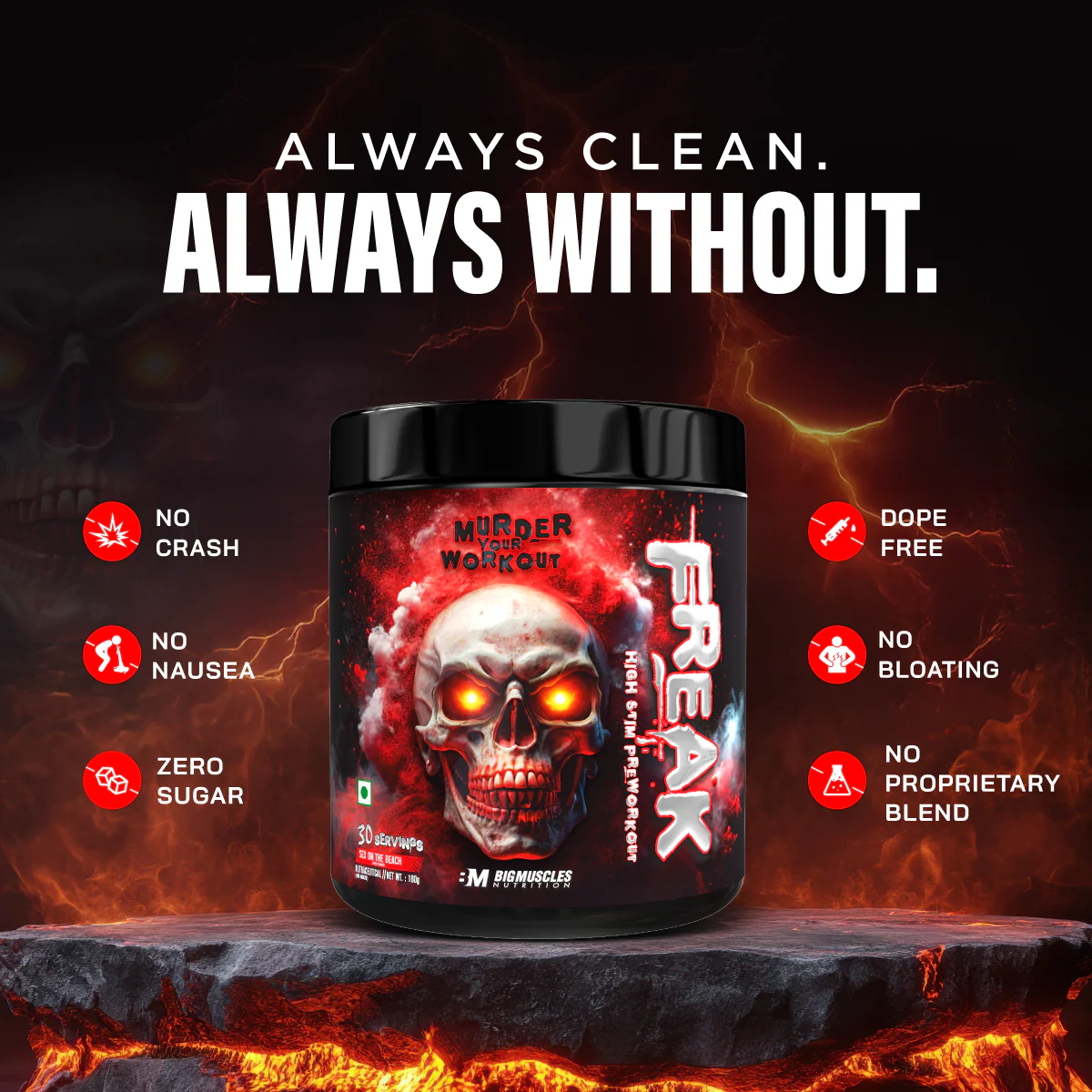 Bigmuscles Nutrition Freak Preworkout