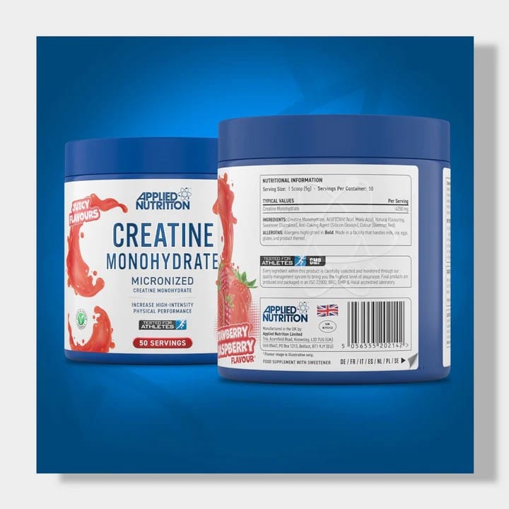 Applied Nutrition Creatine Monohydrate Micronized, Unflavored, 250 Gm