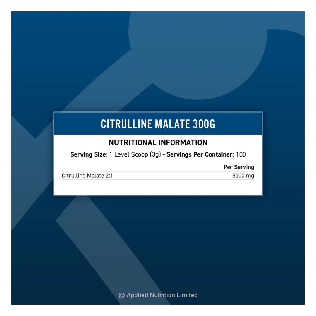 Applied Nutrition Citrulline Malate - Premium Performance Amino Acid