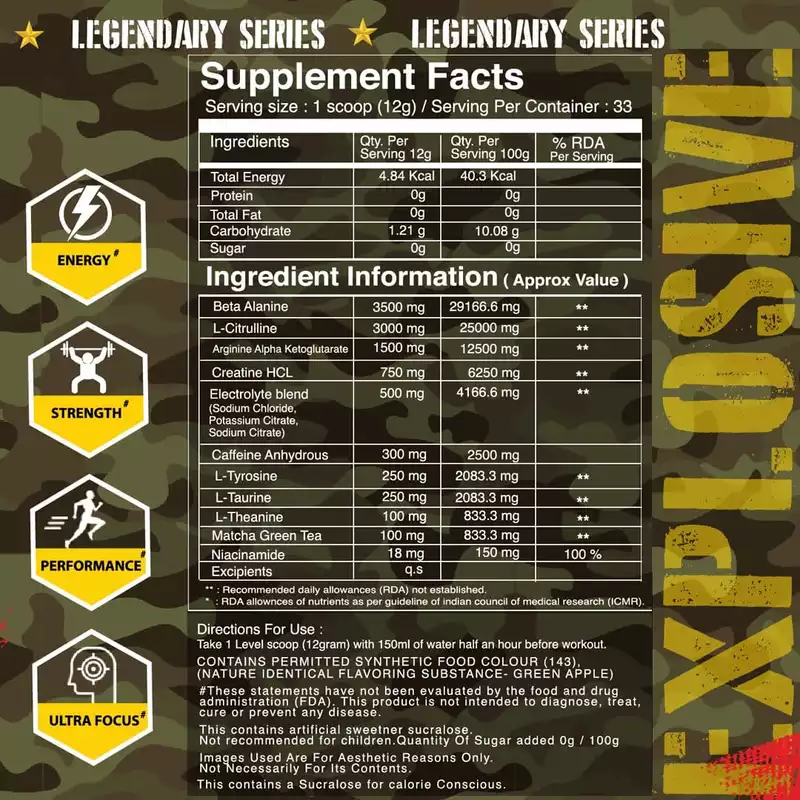 Bigflex Nuke Pre-Workout 400gm