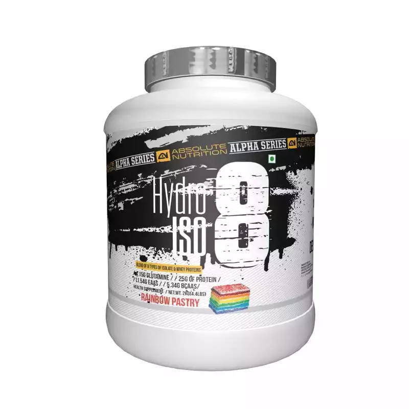 Absolute Nutrition’s Alpha Series Hydro Isolate Blend of 8 types of Isolate &amp; Whey Proteins with Hydrolyzed Whey 