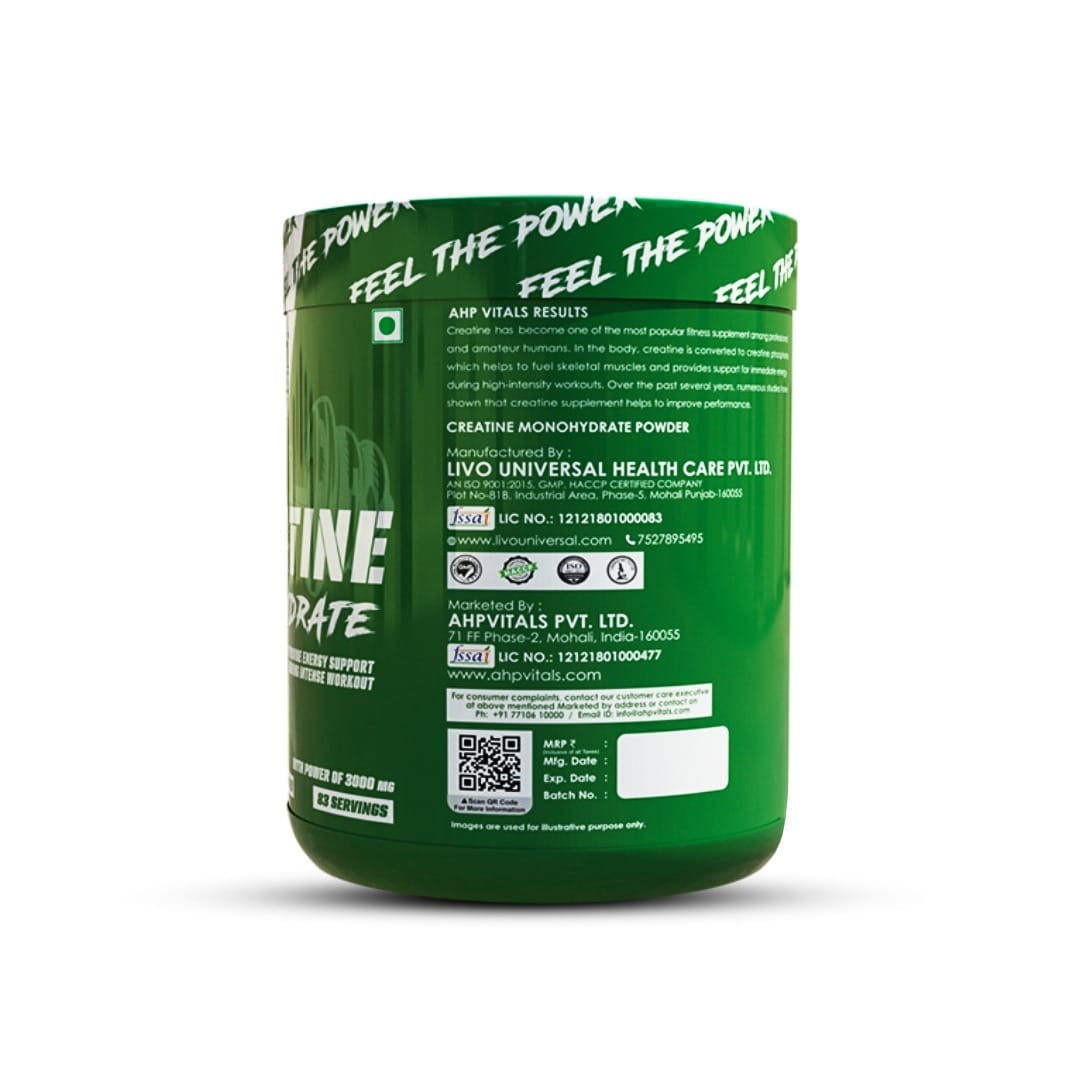 AHP Vitals Creatine Monohydrate 250gm