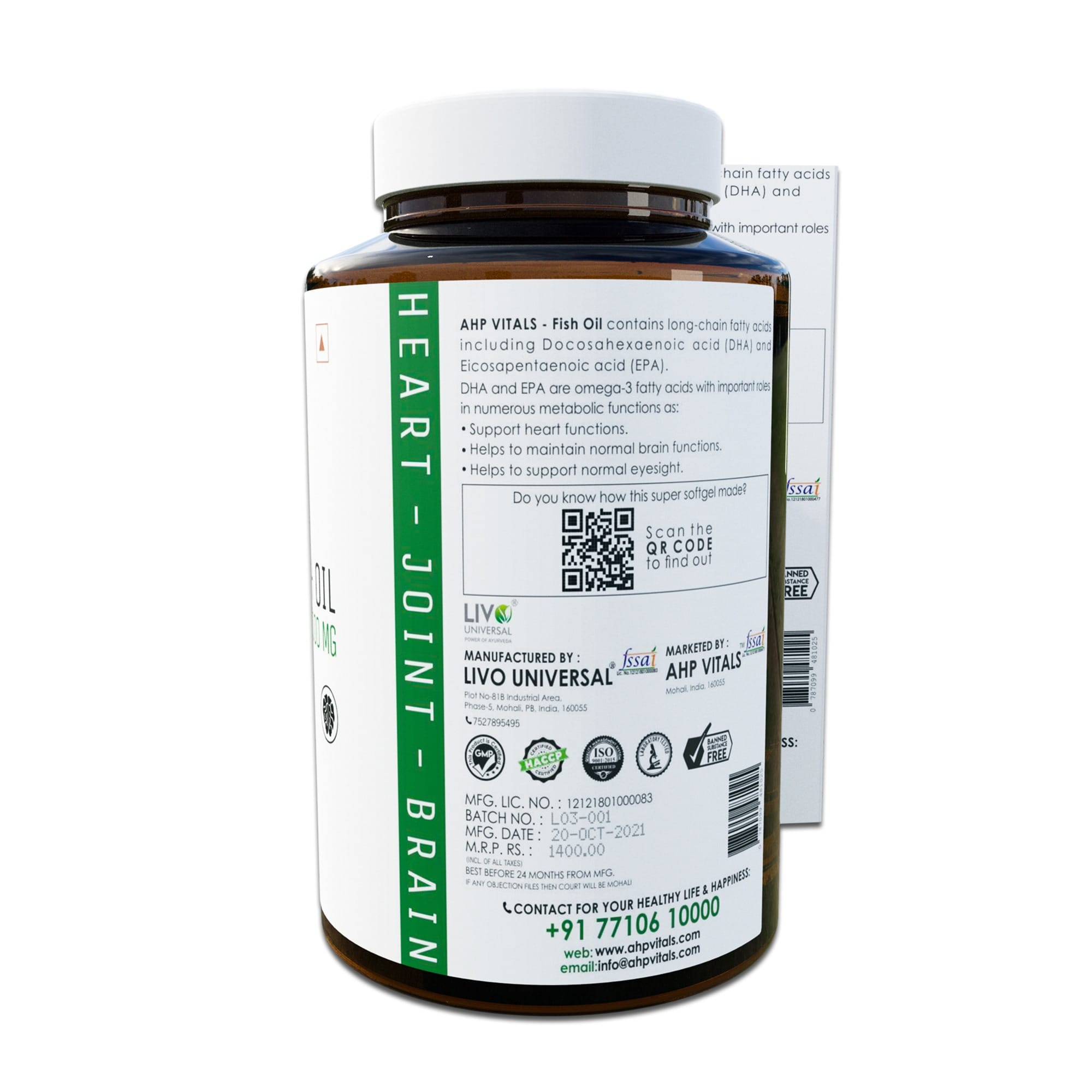 AHP Vitals Omega 3 60 softgel
