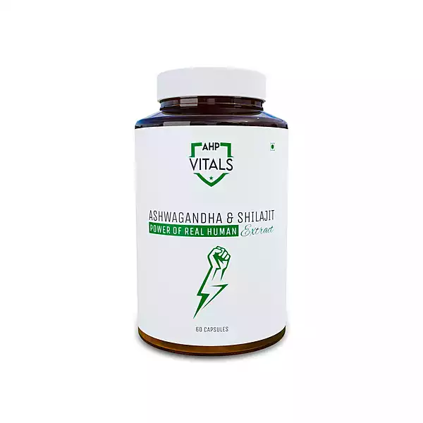AHP Vitals Aswaganda shilajit Extract 60 caps