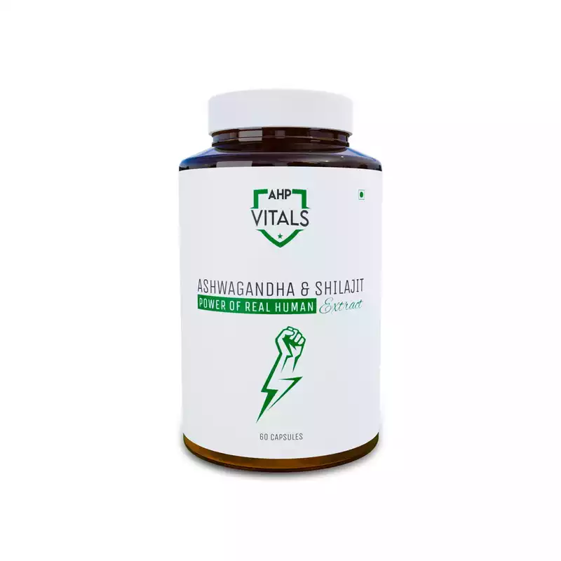 AHP Vitals Aswaganda shilajit Extract 60 caps