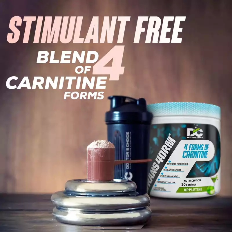 Doctor’s Choice Trans4orm | 4 Forms Of CARNITINE Blend | CLA | Garcinia Cambogia