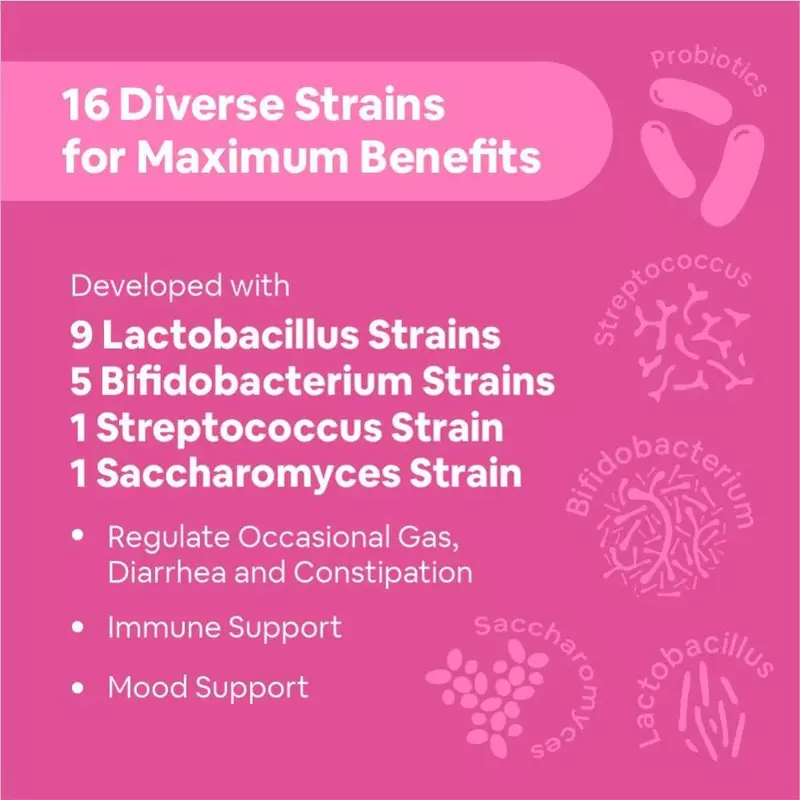 Carbamide Forte Probiotics Supplement 30 Billion for Women &amp; Men
