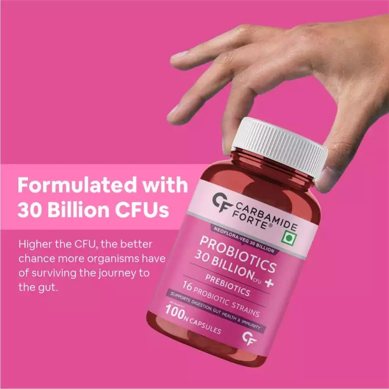 Carbamide Forte Probiotics Supplement 30 Billion for Women &amp; Men
