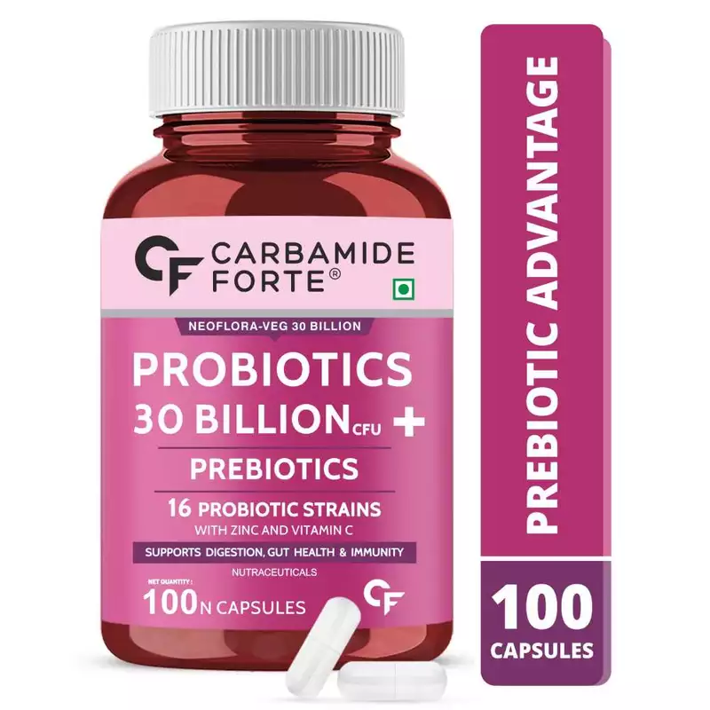 Carbamide Forte Probiotics Supplement 30 Billion for Women &amp; Men