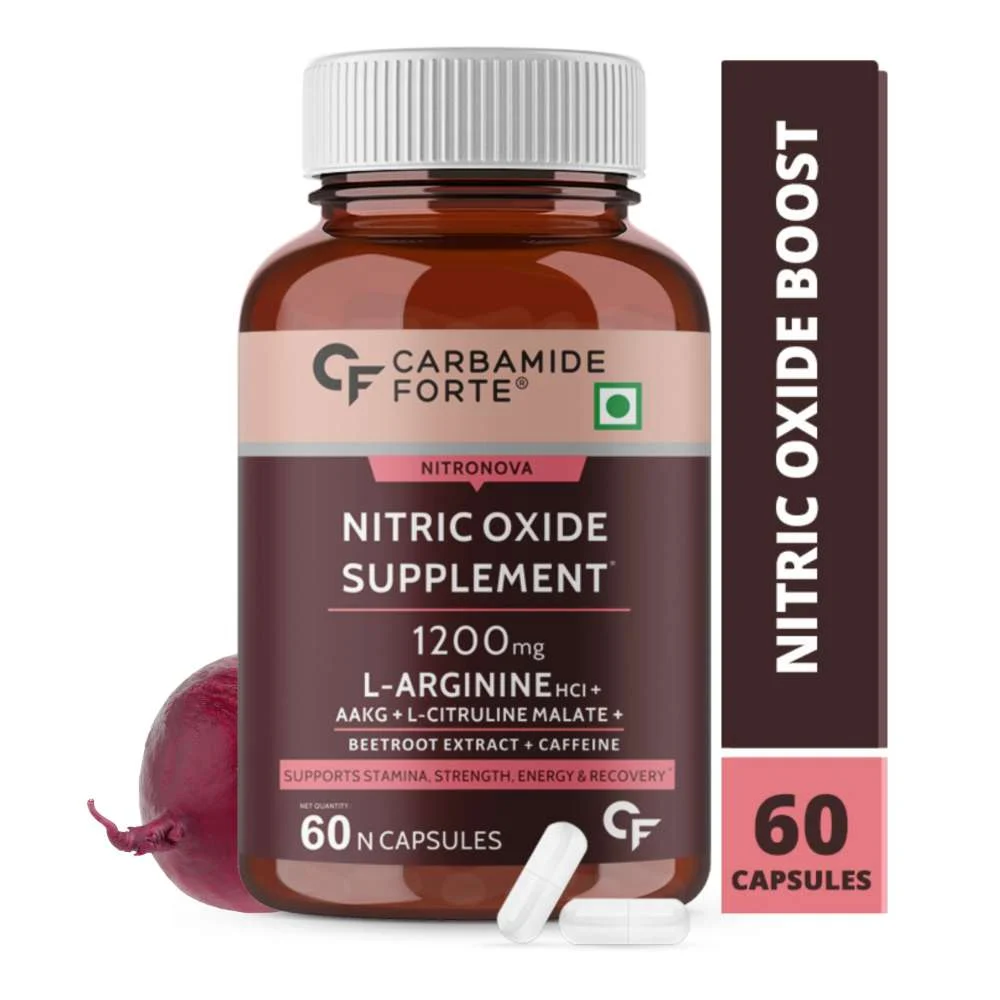 Carbamide Forte Nitric Oxide L-Arginine Supplement For Men 1200mg