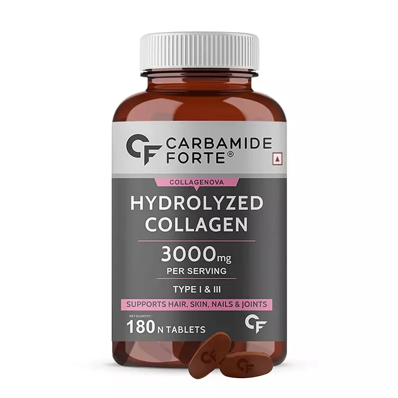 Carbamide Forte Hydrolyzed Collagen Peptides – 3000mg with Type 1 & 3 Collagen