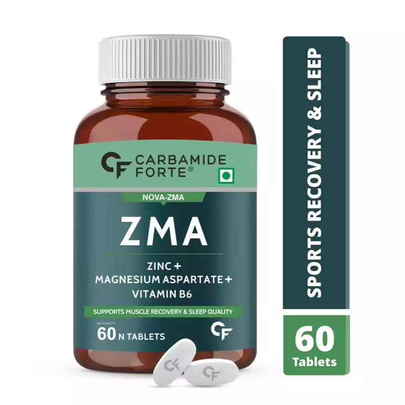 Carbamide Forte ZMA Supplements for Men &amp; Women – Zinc, Magnesium Aspartate &amp; Vitamin B6